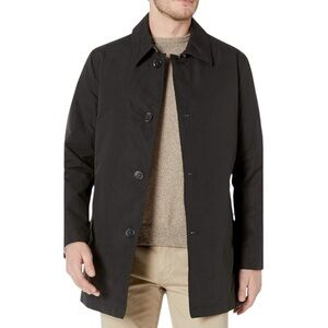 Cole Haan 537SP521 Car Coat with Removable Quilted Liner Black Size M